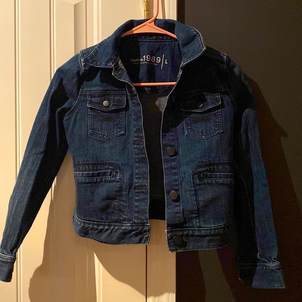 Girls Gap Kids jean jacket large